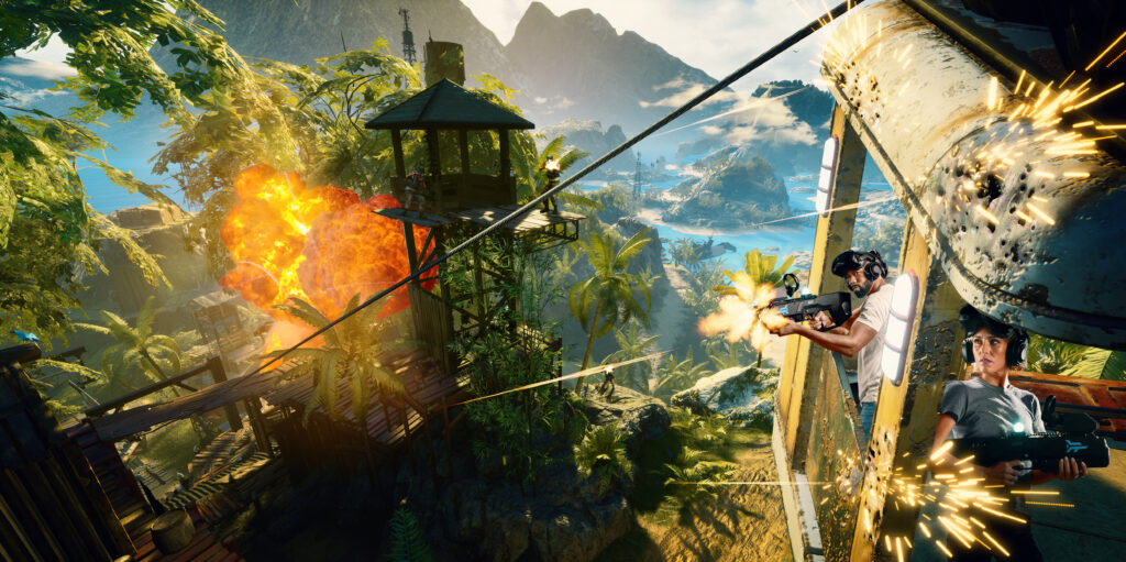 Far Cry útěk v lanovce